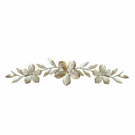 KD ESTANTERIA Champagne Flower Over The Door Wall Decor KD2627079